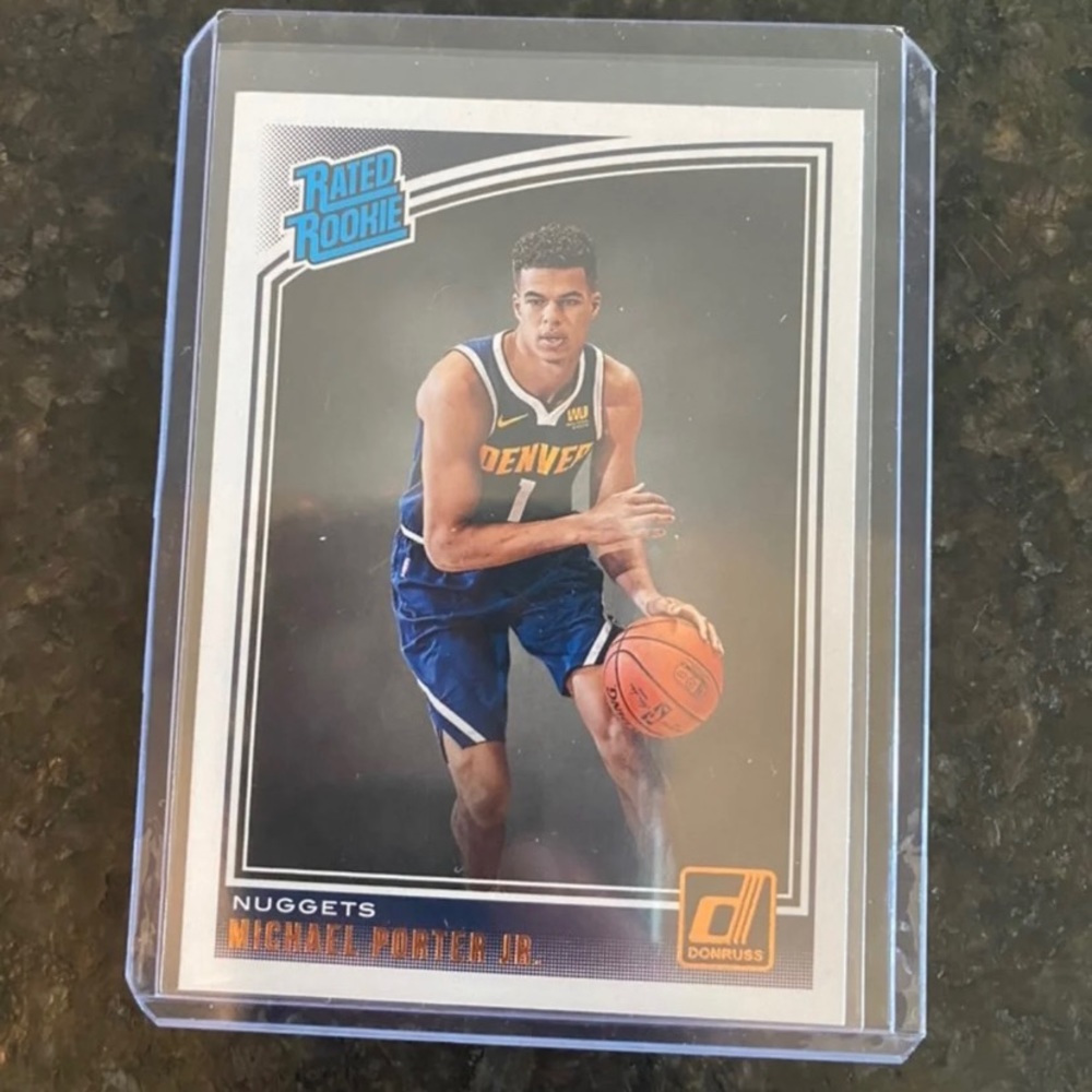 208-19 Panini Donruss Michael Porter Jr. Rated Rookie Card